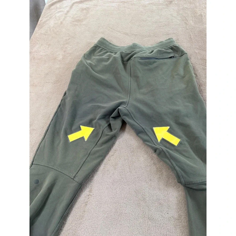Lululemon City Sweat‎ Jogger Mens Size Small Green Haze Stretch French Terry Gym